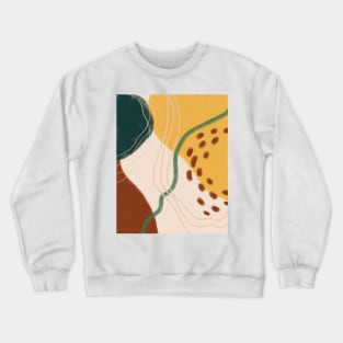 Abstract Bohemian Shapes 11 Crewneck Sweatshirt